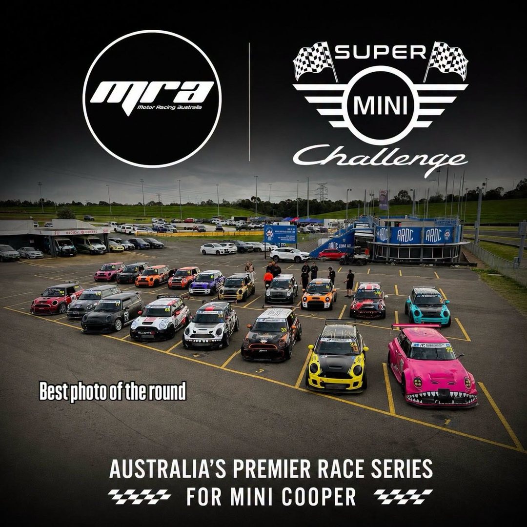 The SuperMini paddock at Sydney Motorsport Park